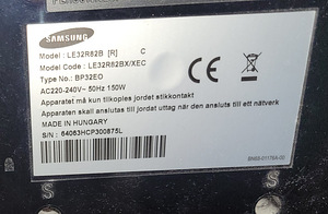 Samsung 32" LE32R82B teler (2 foto / 5)