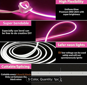 Roosa led riba 2m. UUS! (3 foto / 6)