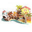 PUZZLE 3D пазл дом из картона на пляже (фото #1)