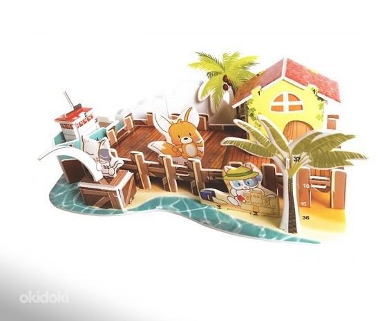 PUZZLE 3D pusle papist maja rannas (foto #1)