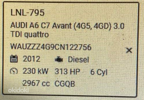 Mootor varuosade jaoks AUDI A6 C7 Avant (4G5,4GD) 3.0 TDI