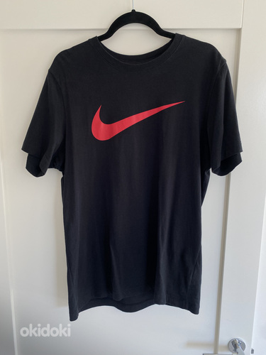 Мужская черная футболка Nike (М) (фото #1)