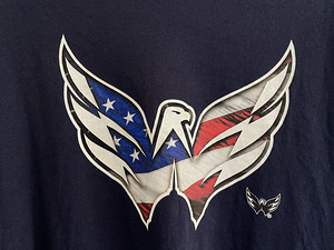 Meeste hoki T-särk NHL Washington Capitals L (3 foto / 3)