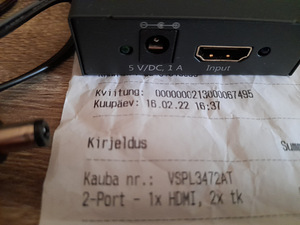 Üleminek Nedis 2-Port - 1x HDMI, 2x HDMI Output Splitter (3 foto / 3)