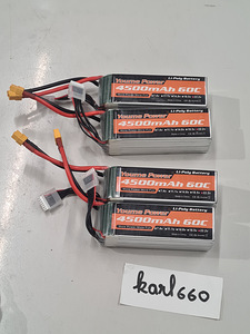 6S lipo aku, 4500mah uuas