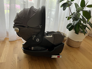 Cybex Cloud Q Platinum 0-13kg turvahäll + isofix alus (6 foto / 8)