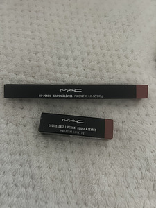 MAC Lustreglass Lipstick + Lip Pencil