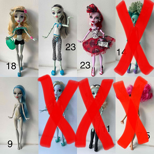 Monster high nukk / nukud (1 foto / 1)