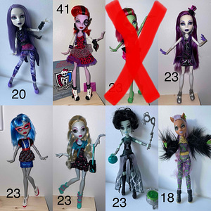 Monster high nukk / nukud (1 foto / 1)