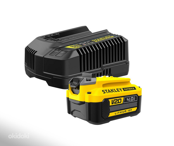 Aku Stanley V20 18 V 4.0 Ah + Laadija