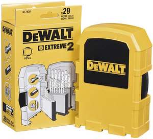 Puuride komplekt DeWALT Extreme 2x29pcs HSS-G