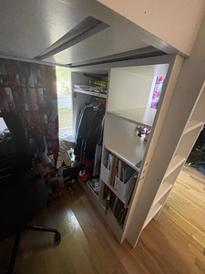 IKEA SMÅSTAD кровать-чердак, 90x200 см, белая (3 фото из 3)