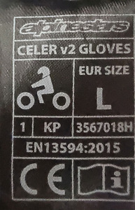 Alpinestars nahast mototagi EUR 54 + Celer V2 kindad L (8 foto / 9)