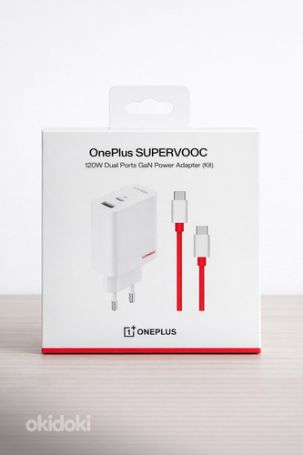 OnePlus 120W USB-C ja USB-A laadija uus originaal