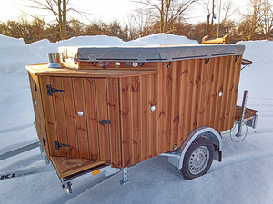 Gaasiküttega kümblustünn haagisel (7 foto / 10)