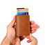 Очень удобный кожаный карман для карт (8шт) + карман для ден (фото #1)