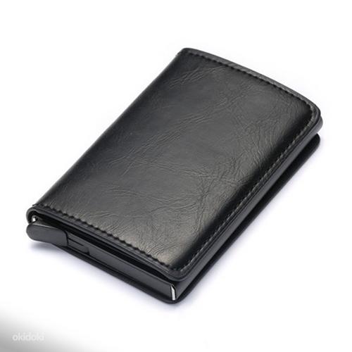 Очень удобный кожаный карман для карт (8шт) + карман для ден (фото #10)