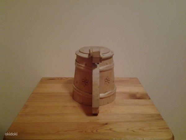 Деревянная пивная кружка (фото #1)