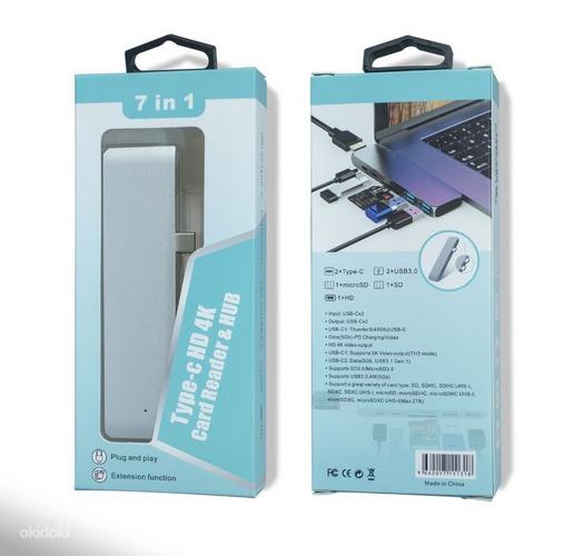 Адаптер USB C 7 в 1 для Macbook (фото #2)