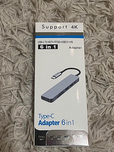 USB C hub Macbook, HDMI, SD-карта, 3x USB (4 фото из 5)