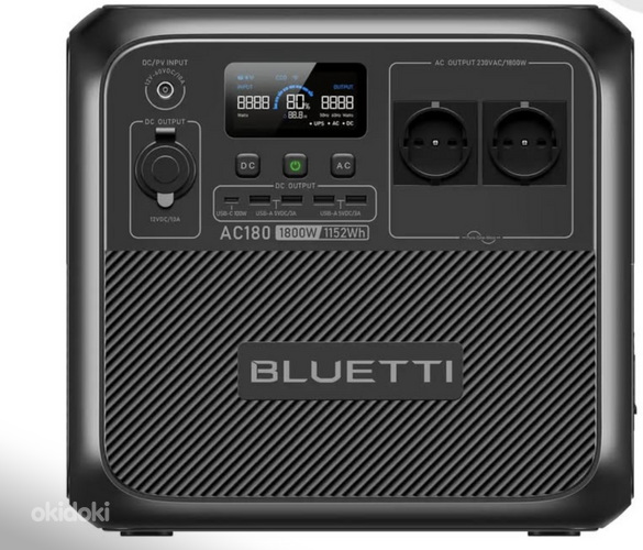 Bluetti AC180 1800w, 1152Wh akujaam.