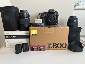 Nikon D800. SIGMA 20MM 1.4. Sigma 50mm 1.4 HSM. (1 foto / 6)