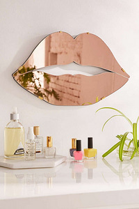 Urban Outfitters peegel Lips, rose gold, kasutamata (1 foto / 4)