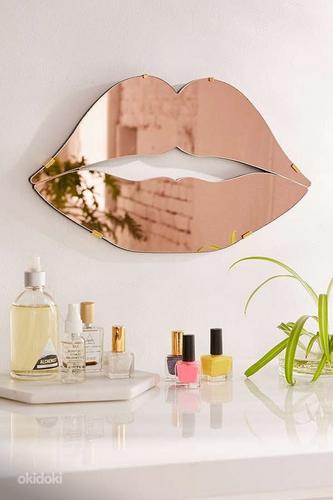 Зеркало urban Outfitters Lips, розовое золото, неиспользованное (фото #1)