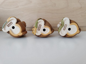 3 wise monkeys, keraamilised kujud, 3tk, THUN (4 foto / 4)