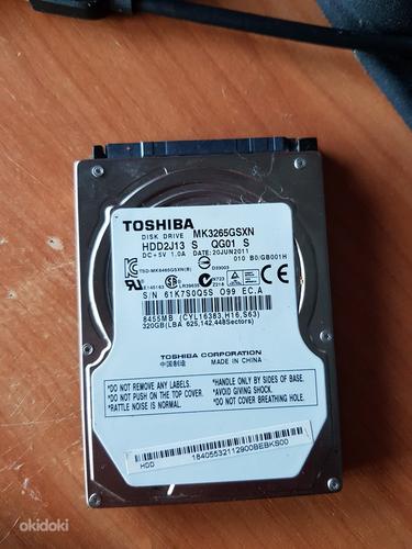 Hdd 2,5 toshiba sata 320GB sülearvutile (foto #1)
