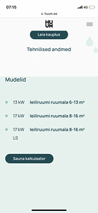 Huum Hive Wood 13kw saunaahi (5 foto / 8)