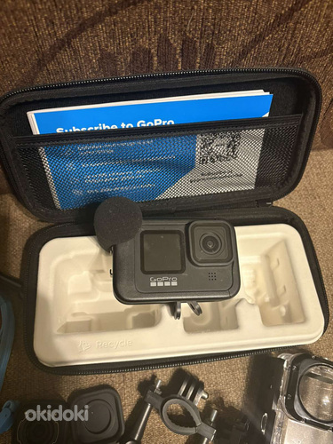 GoPro Hero 9 Black + Media Mod + Max Lens Mod ja tarvikud
