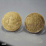 Большая увесистая металлическая позолоченная монета Bitcoin (фото #2)