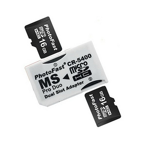 Kahekordne adapter Micro SD - Memory Stick Pro Duo kvaliteet