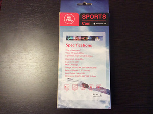 Videokaamera HD 720p spordikaamera Veekindel 30M (2 foto / 5)