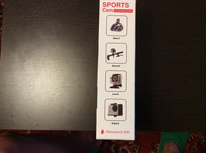 Videokaamera HD 720p spordikaamera Veekindel 30M (3 foto / 5)