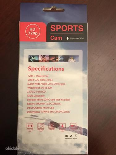 SPORTS Cam HD 720p Waterproof 30m (foto #2)