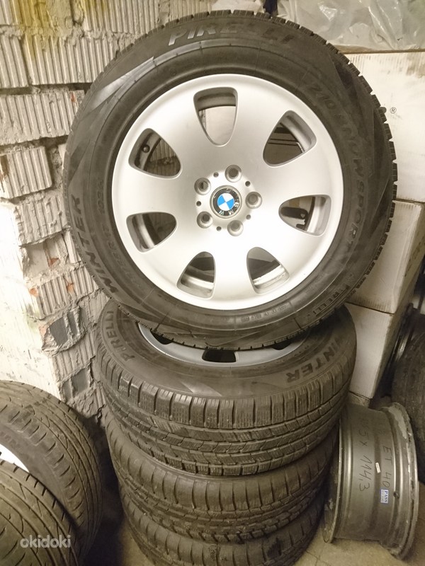 17 " BMW veljed 8x17 5x120 et24 Pirelli lamellid 245 55 17 (foto #1)