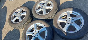 16" vw диски 5x112 6,5x16 et33 шины Gislaved 205 60 16 (1 фото из 3)
