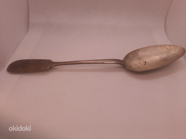Морозовская серебряная суповая ложка, 84 пробы (фото #5)