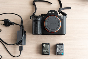Sony a7 ii + 2 akut ja laadija (2 foto / 6)