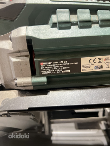 Металлическая ленточная пила Parkside PMB 1100 B2