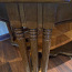 Антикварный резной деревянный стол из массива дерева (фото #3)
