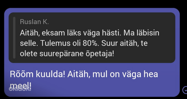Eesti keele tunnid / Estonian lessons