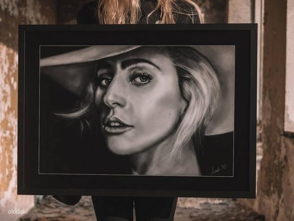 Lady Gaga распечатанное произведение искусства (фото #1)