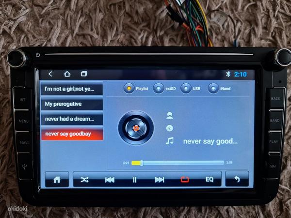 VW Volkswagen Android 10 8" 1GB. UUS (foto #4)