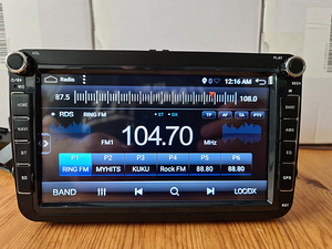 VW Volkswagen Android 10, 8" 2+32gb, DSP, RDS (5 foto / 9)