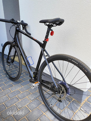 Merida Silex 200 оптическая черная L-рама, гравийный велосип (фото #8)