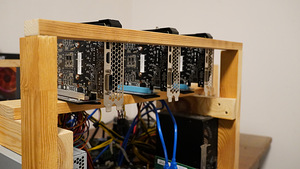 Mining rig, 3x Palit GeForce GTX 1660 Ti StormX, 6 GB, GDDR6 (2 foto / 9)
