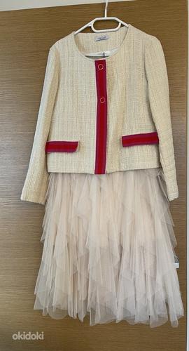 Продается красивый пиджак и юбка (фото #3)